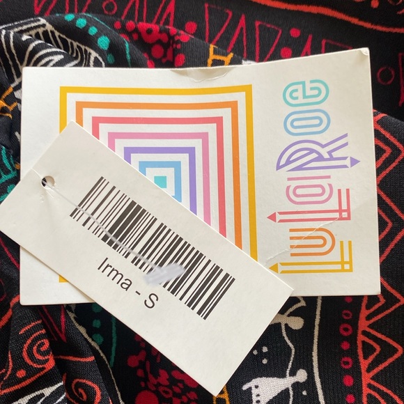 LuLaRoe “IRMA” HIGH-LOW TUNIC OVERSIZED TOP SIZE SMALL 🌟NWT🌟 - Picture 9 of 12